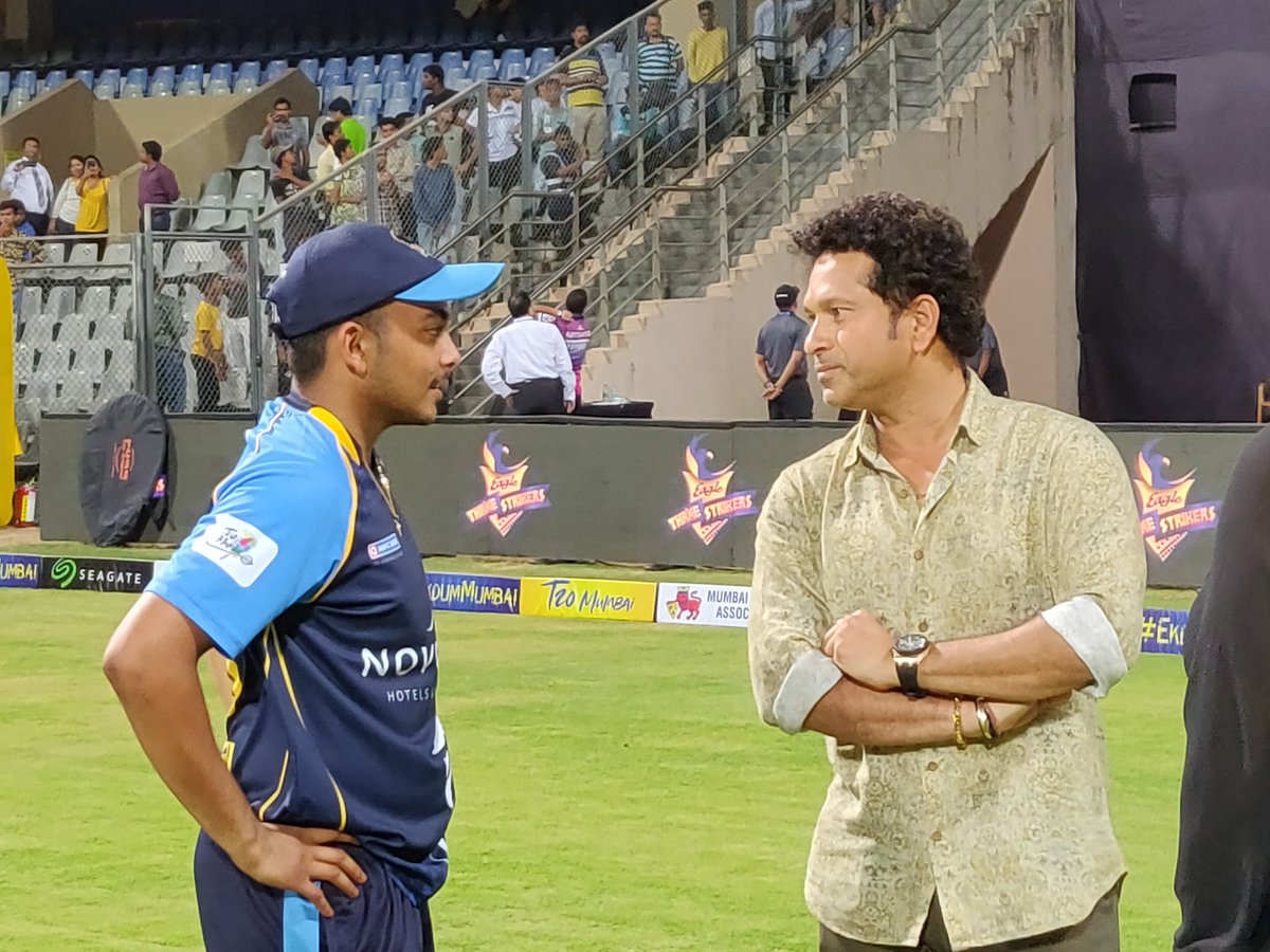 Tendulkar on Prithvi Shaw, Says I have Spoken to Prithvi About Life On and  Off The Pitch