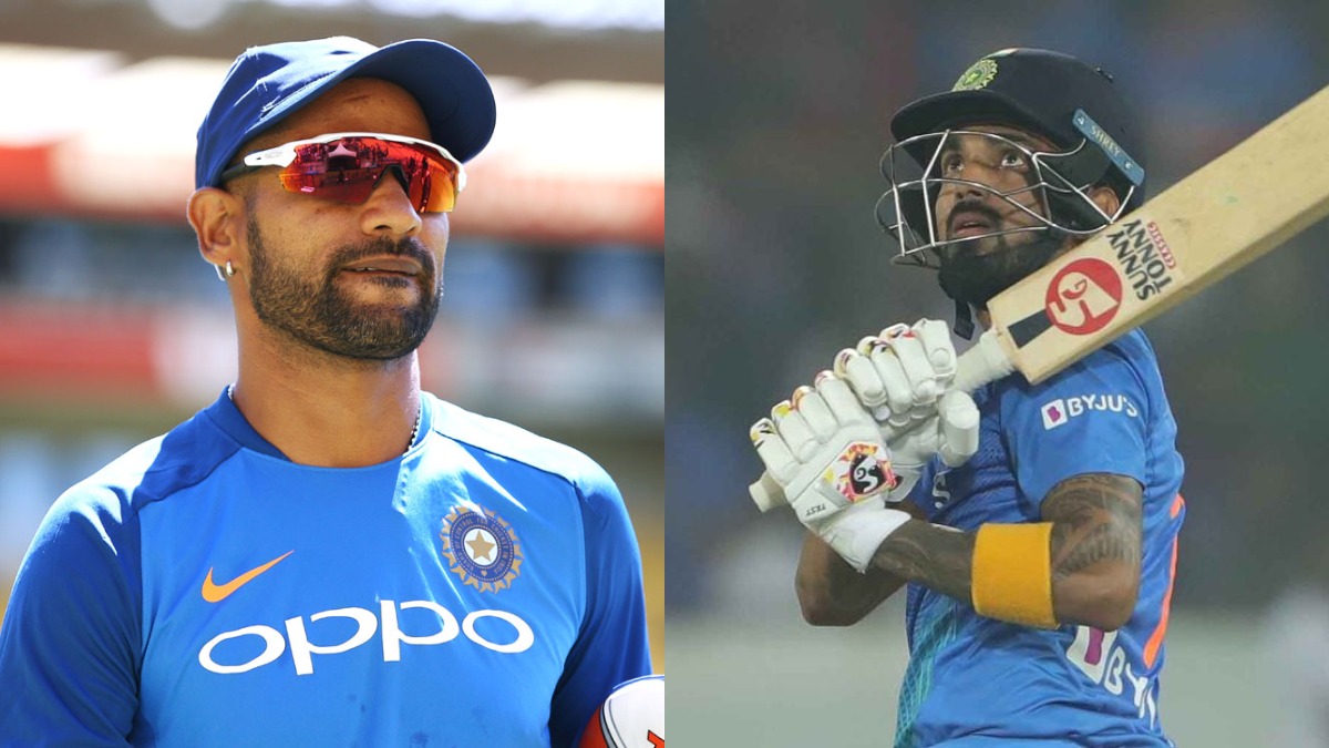 Shikhar Dhawan and KL Rahul (Twitter)