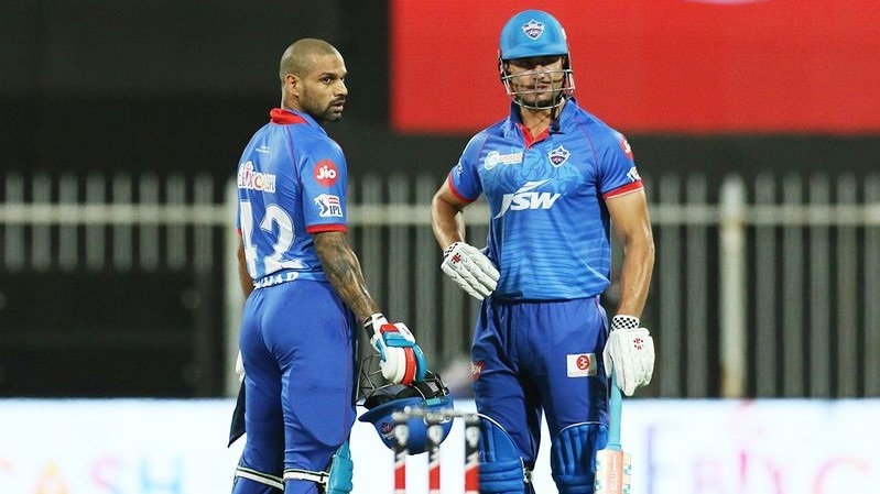 Shikhar Dhawan and Marcus Stoinis