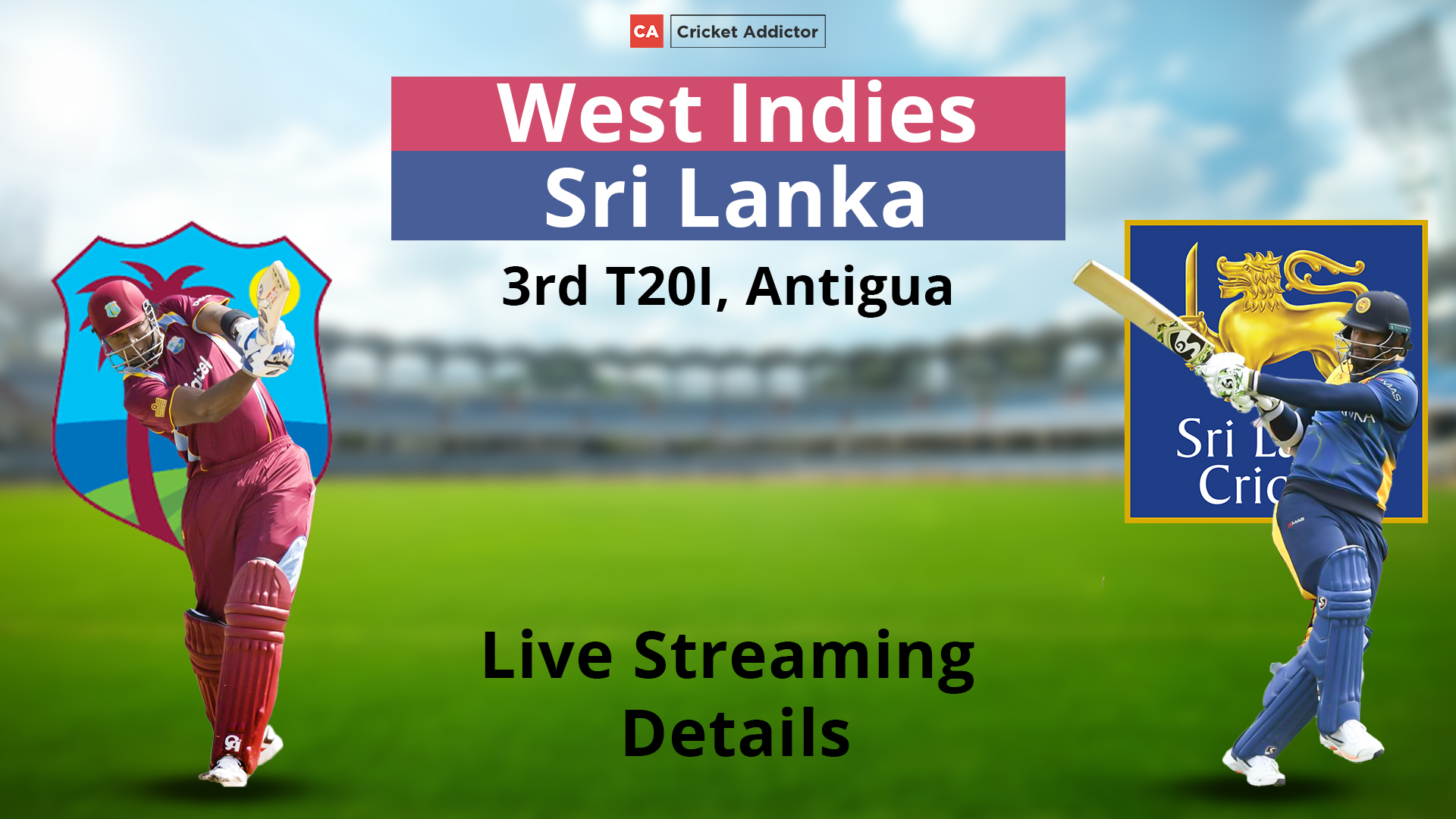 West Indies vs Sri Lanka 2021, 3rd T20I: When And Where To Watch, Live Streaming Details