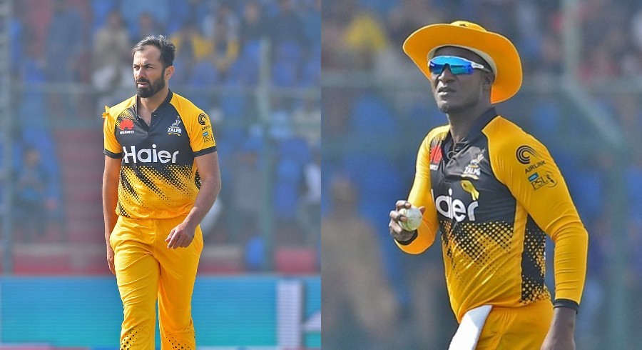 Wahab Riaz and Daren Sammy (PSL)