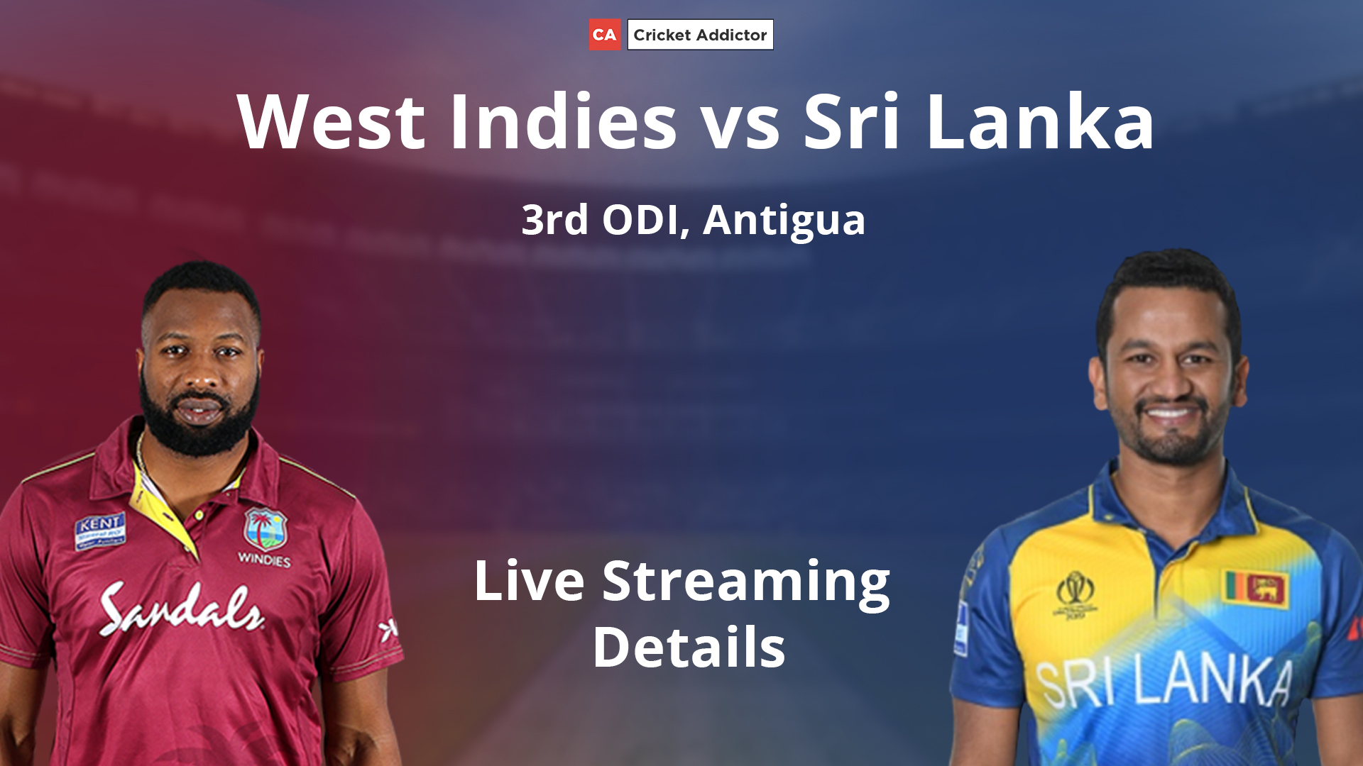 West Indies vs Sri Lanka 2021, 3rd ODI: When And Where To Watch, Live Streaming Details