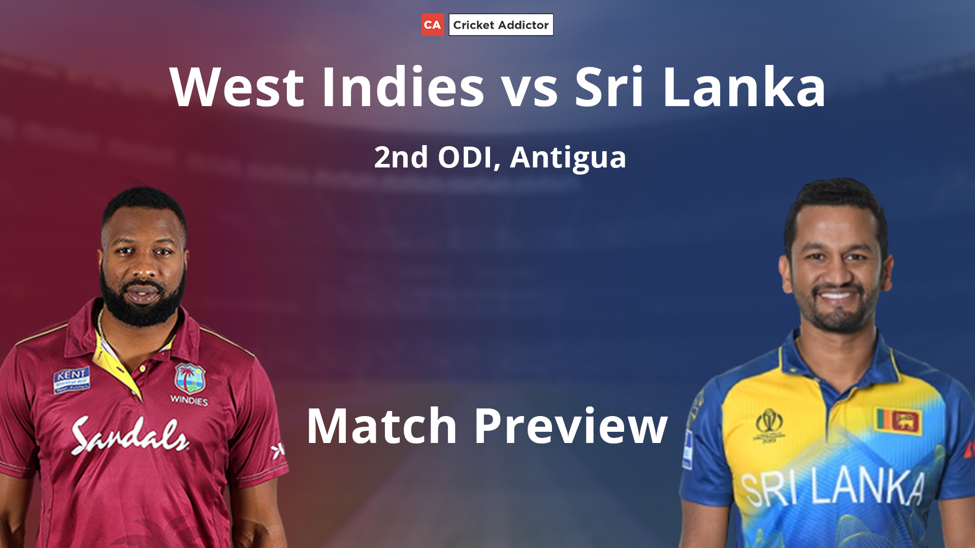 West Indies vs Sri Lanka 2021, 2nd ODI: Match Preview And Prediction