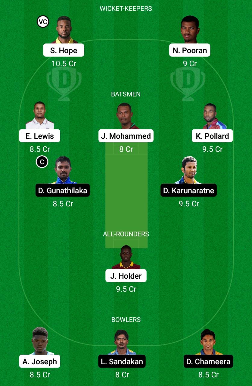 WI vs SL Dream11 Prediction, Fantasy Cricket Tips, Playing XI, Pitch Report, Dream11 Team, Injury Update –Sri Lanka tour of West Indies 2021 2 West Indies vs Sri Lanka 2nd ODI Dream11 Prediction Fantasy Cricket Tips Dream11 Team