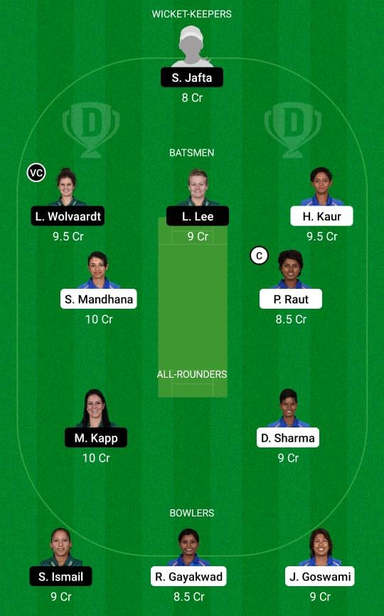 IN-W vs SA-W Dream11 Prediction, Fantasy Cricket Tips, Playing XI, Pitch Report, Dream11 Team, Injury Update – South Africa Women’s Tour of India 2 India Women vs South Africa Women Dream11 Prediction Fantasy Cricket Tips Dream11 Team