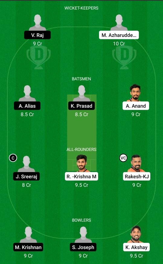 EAG vs ROY Dream11 Prediction, Fantasy Cricket Tips, Playing XI, Pitch Report, Dream11 Team, Injury Update – KCA Presidents Cup 1 EAG vs ROY Dream11 Prediction Fantasy Cricket Tips Dream11 Team KCA Presidents Cup