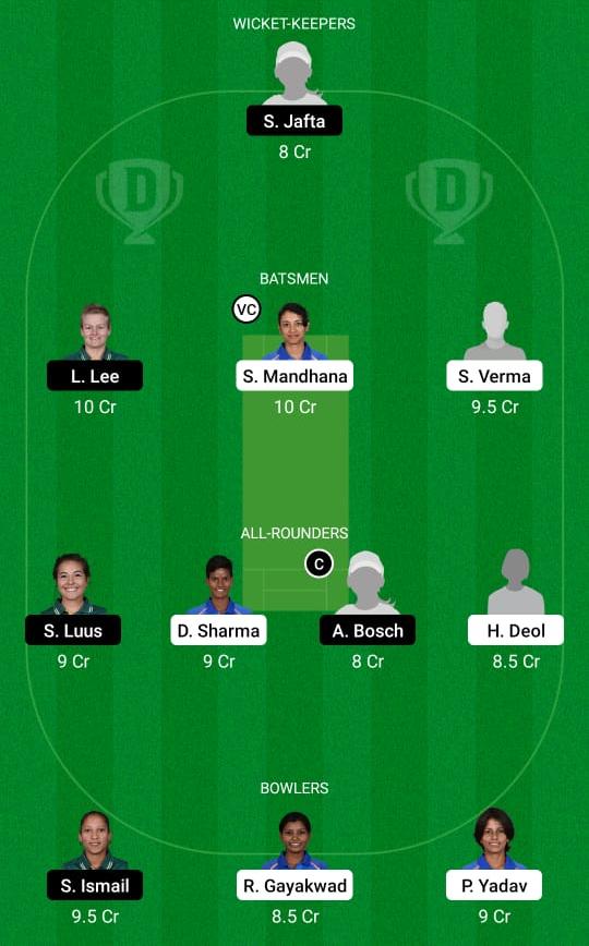 India Women vs South Africa Women Dream11 Prediction Fantasy Cricket Tips Dream11 Team