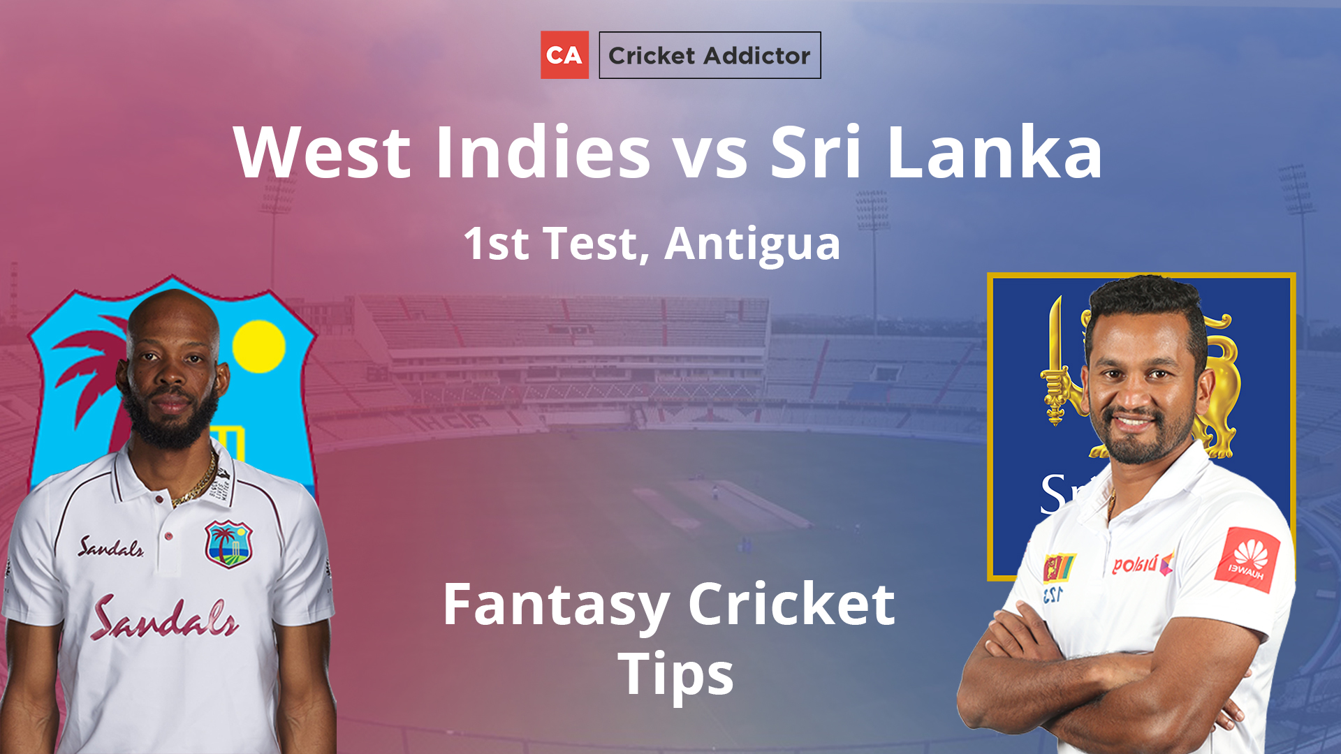 West Indies vs Sri Lanka 1st Test Dream11 Prediction, Fantasy Cricket Tips, Playing XI, Pitch Report, Dream11 Team, Injury Update.