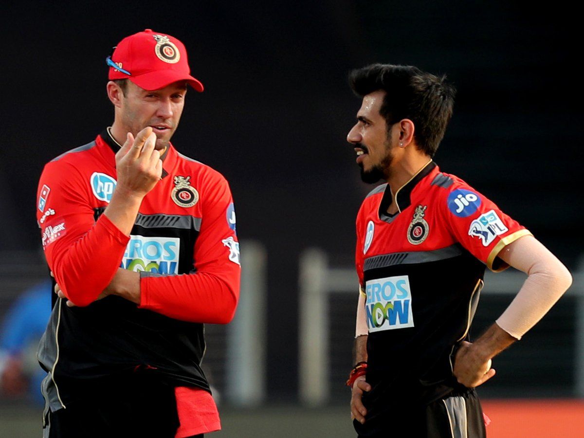 AB de Villiers and Yuzvendra Chahal