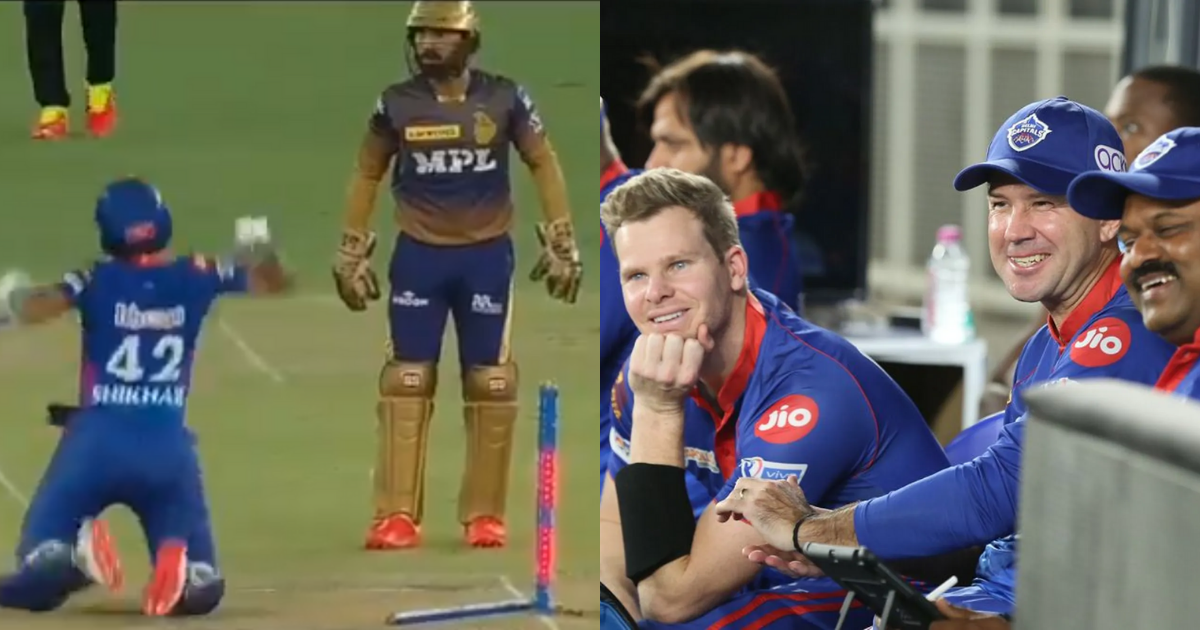 Dinesh Karthik Playacts In Front Of Shikhar Dhawan Latter Responds Hilariously