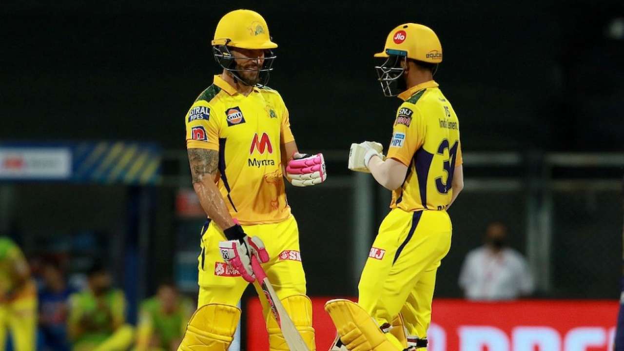 Faf du Plessis and Ruturaj Gaikwad