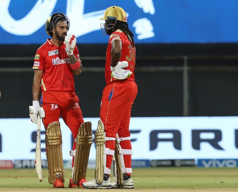 KL Rahul and Chris Gayle