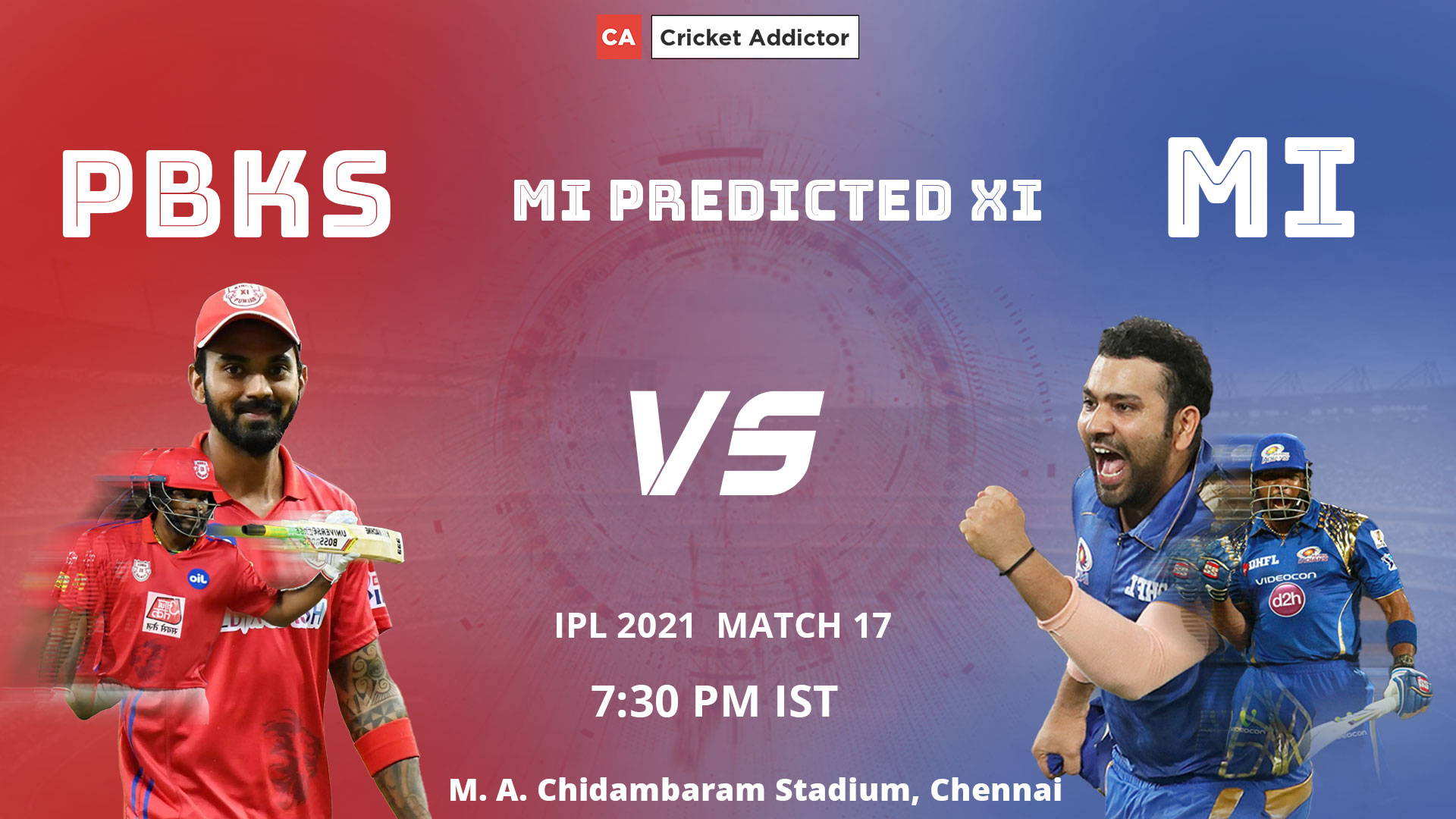 Mumbai Indians, MI, IPL 2021, predicted playing XI, playing XI, PBKS vs MI