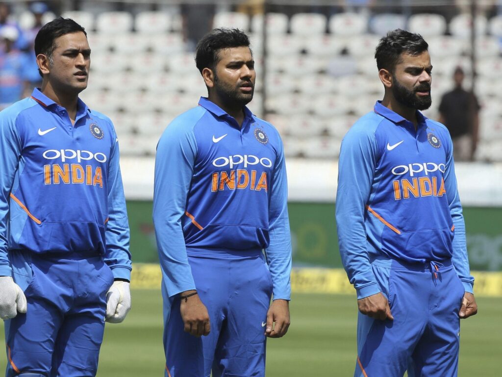 Rohit Sharma Has The Feel For The Game Required For A Captain- Ajit Agarkar 3 MS Dhoni, Rohit Sharma, Virat Kohli