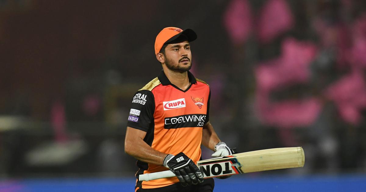 IPL 2021: Manish Pandey Should Take A Break For Couple Of Games; Sunrisers Hyderabad Need Kedar Jadhav In Middle-Order, Says Pragyan Ojha 1 Manish Pandey