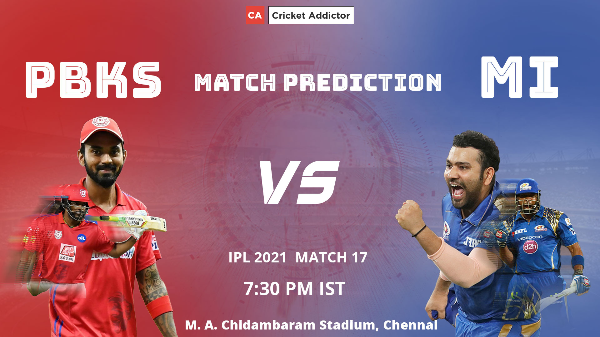 IPL 2021, Punjab Kings, Mumbai Indians, PBKS vs MI, Match Prediction