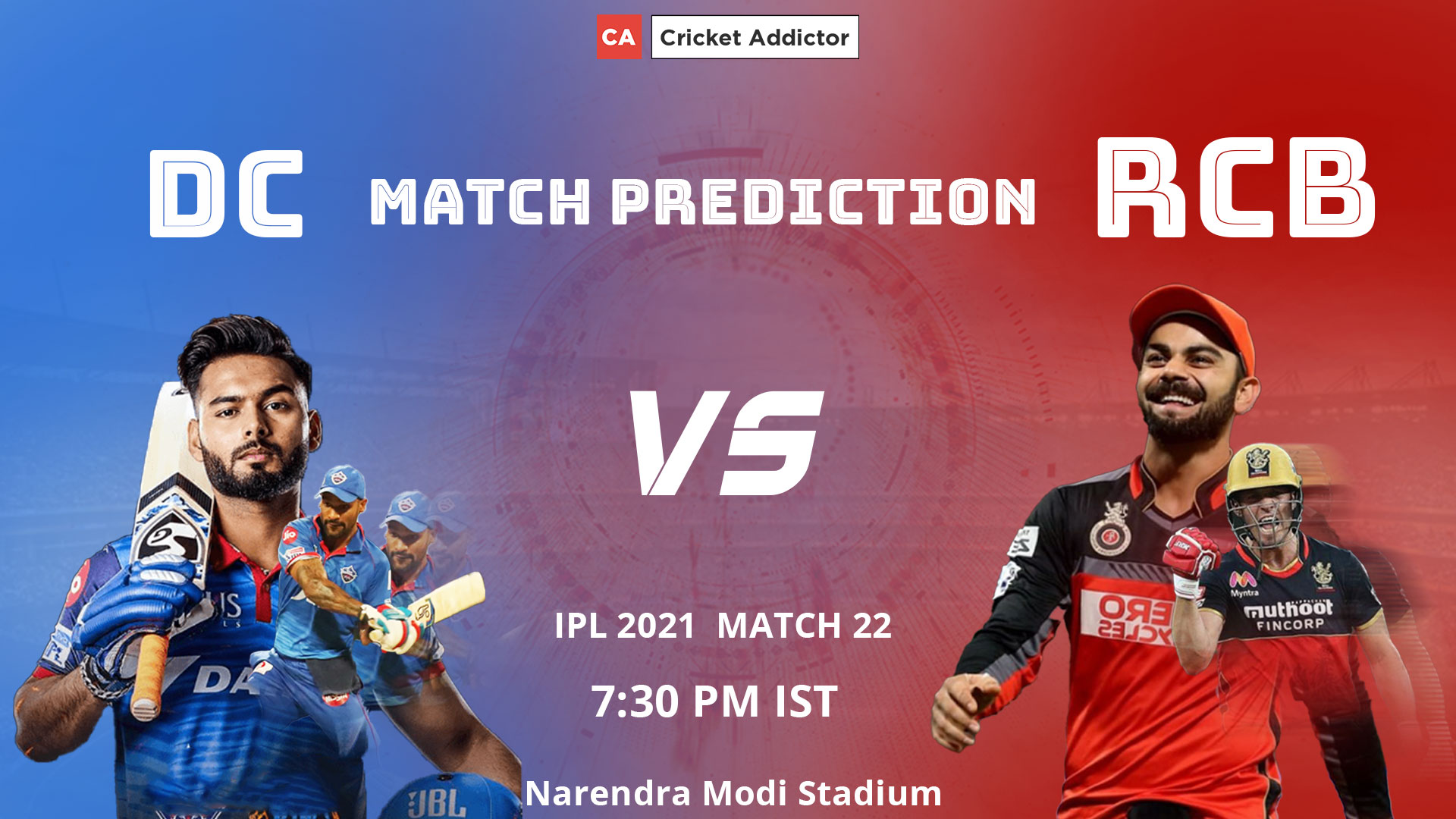 IPL 2021, Match 22: Delhi Capitals vs Royal Challengers ...