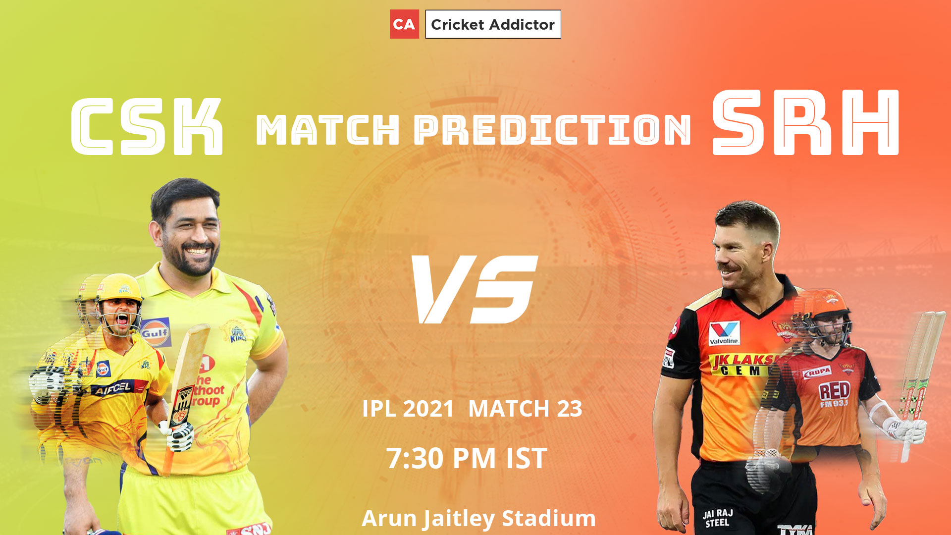 IPL 2021, CSK vs SRH, Match Prediction, CSK, SRH, Who Will Win The Match, Who Will Score Most Runs, Who Will Pick Most Wickets