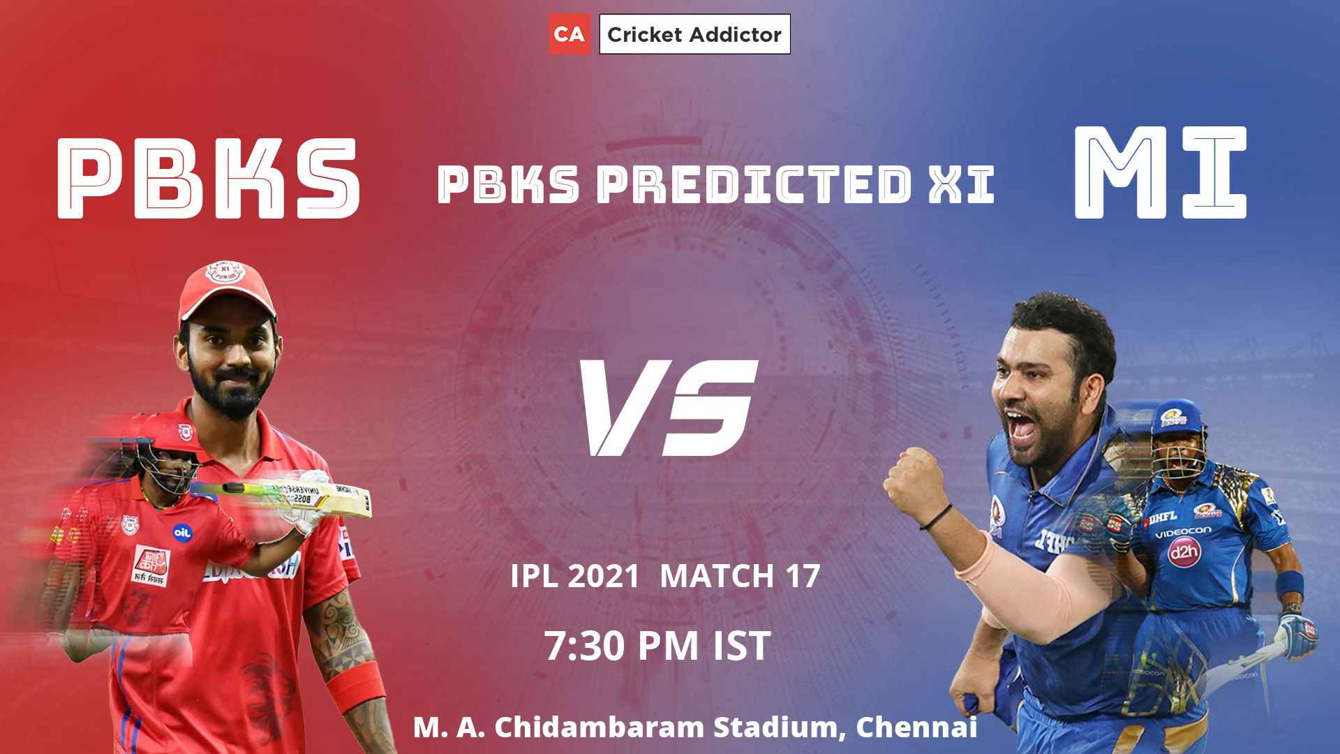 Punjab Kings, PBKS, IPL 2021, predicted playing XI, playing XI, PBKS vs MI
