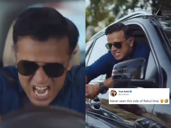 Virat Kohli Taken Aback By Rahul Dravid's Angry Avtar In The New Cred Ad