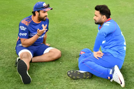 Rishabh Pant Rohit Sharma