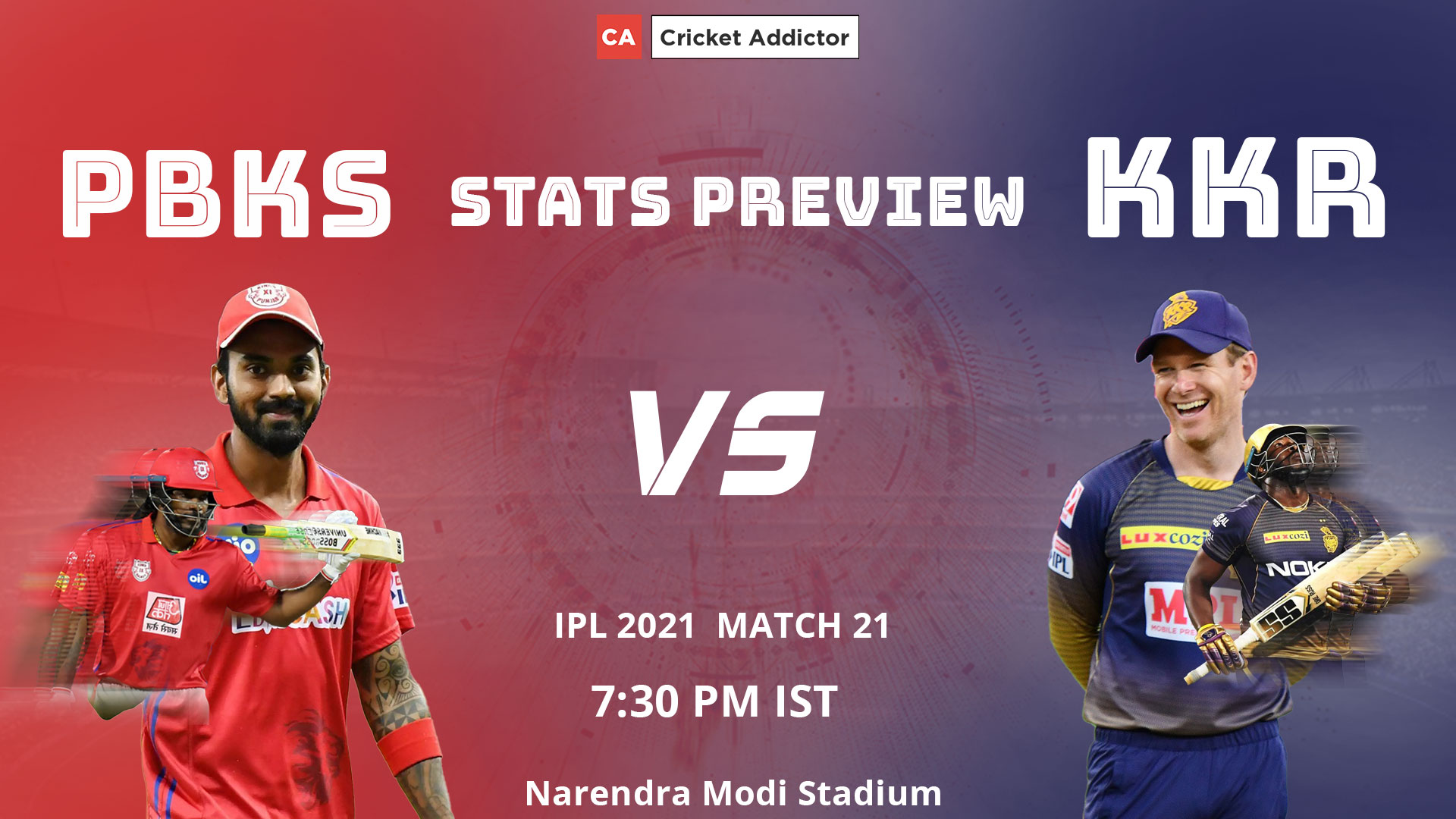 IPL 2021, Punjab Kings, Kolkata Knight Riders, PBKS vs KKR, Stats Preview