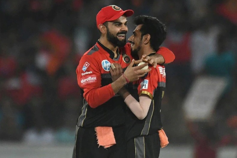 Virat Kohli and Yuzvendra Chahal