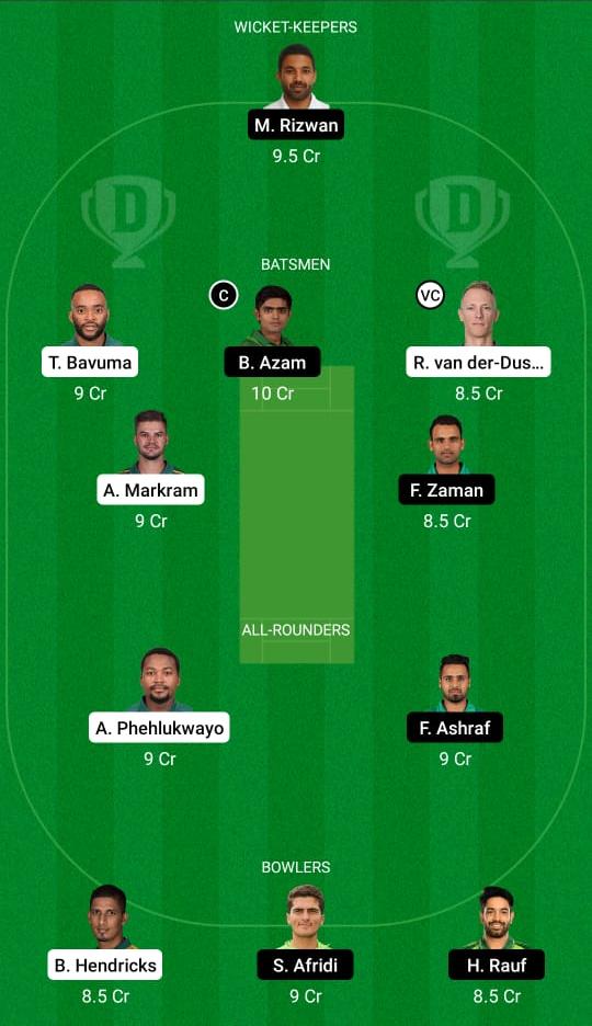 SA vs PAK 3rd ODI Dream11 Prediction, Fantasy Cricket Tips ...