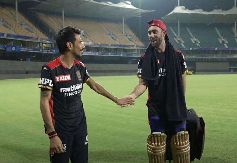 Yuzvendra Chahal and Glenn Maxwell
