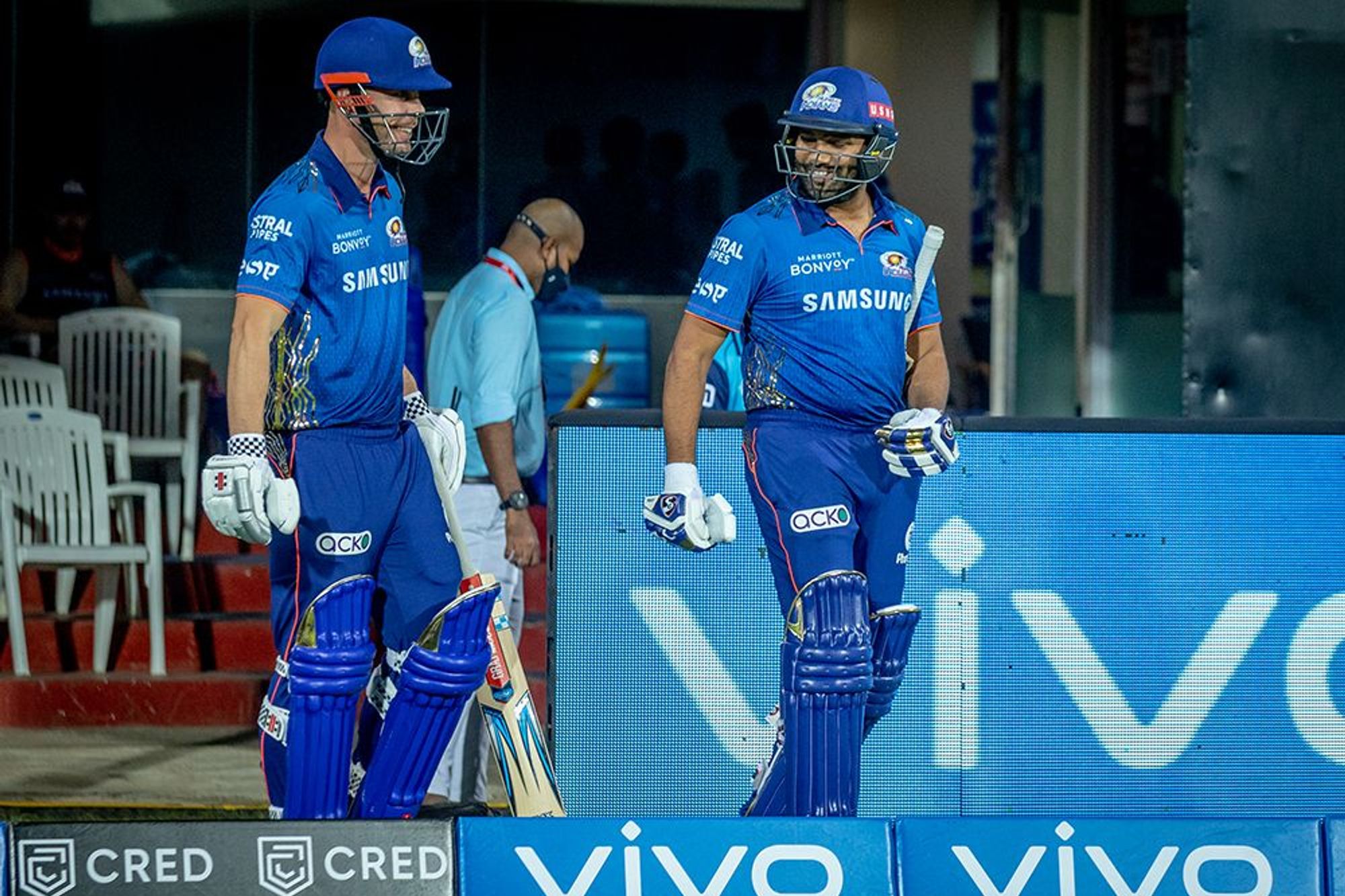 Rohit Sharma and Chris Lynn for MI (Photo- IPL)