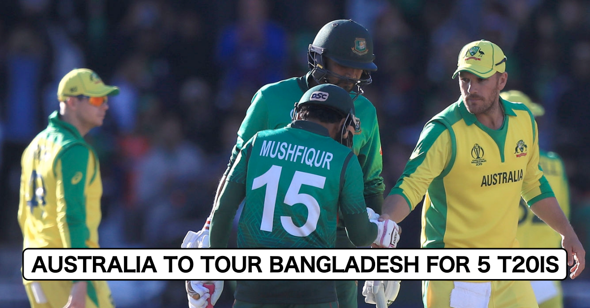 Australia Set To Tour Bangladesh For 5 T20I Matches In August 2021
