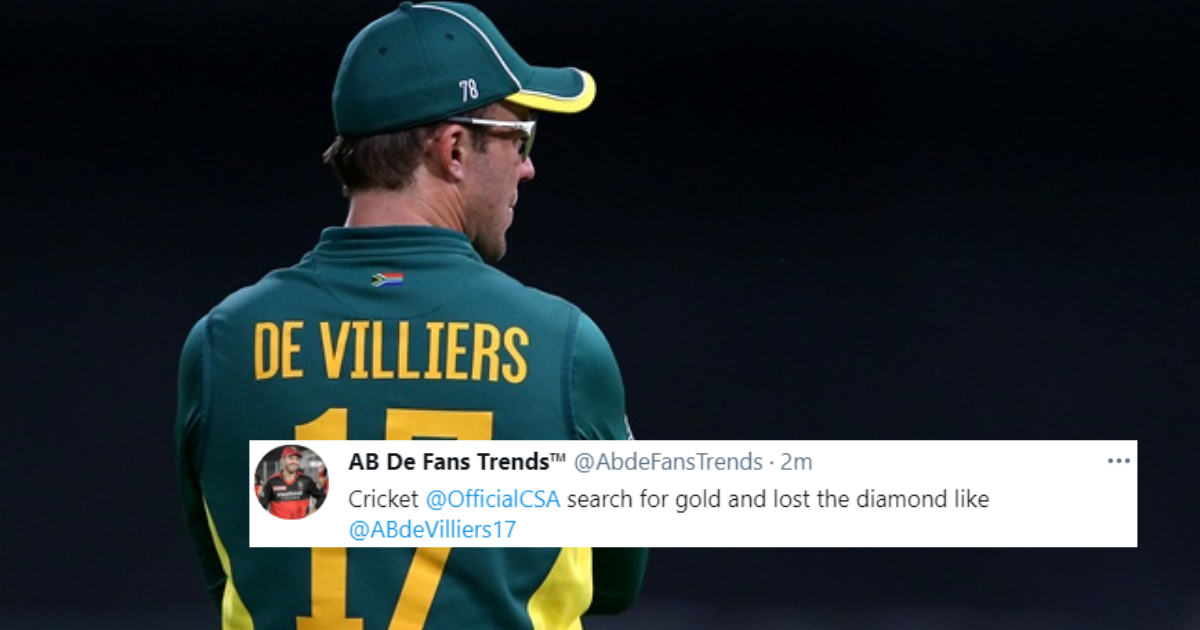The Worst Cricket Board Ever: Fans Lash Out At CSA On Twitter As AB de Villiers Decides To Stick To His International Retirement