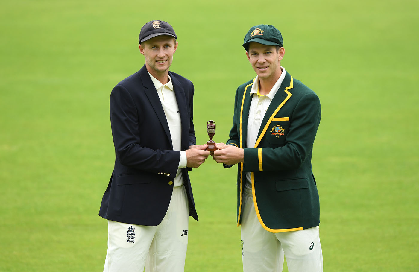 Joe Root and Tim Paine in Ashes 2019