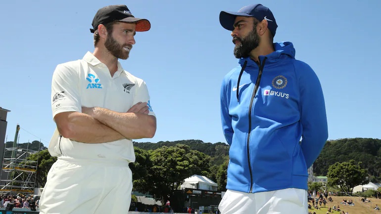 Kane Williamson and Virat Kohli