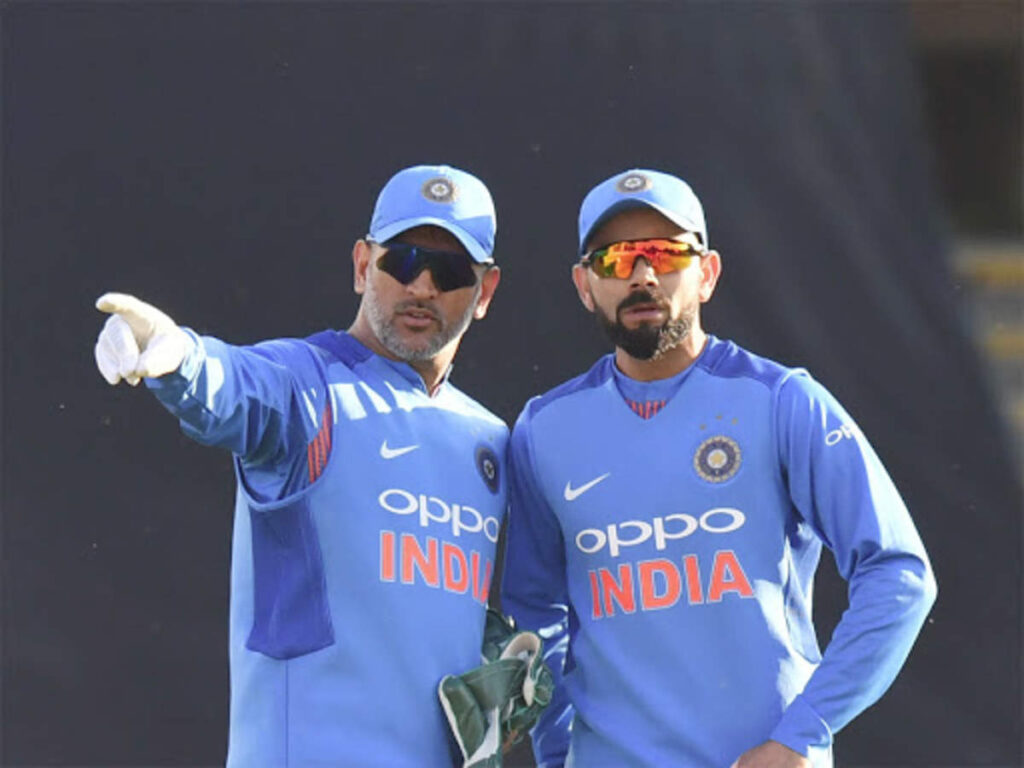 MS Dhoni and Virat Kohli