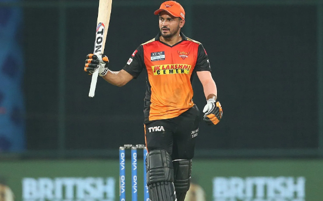 Manish Pandey, Sunrisers Hyderabad