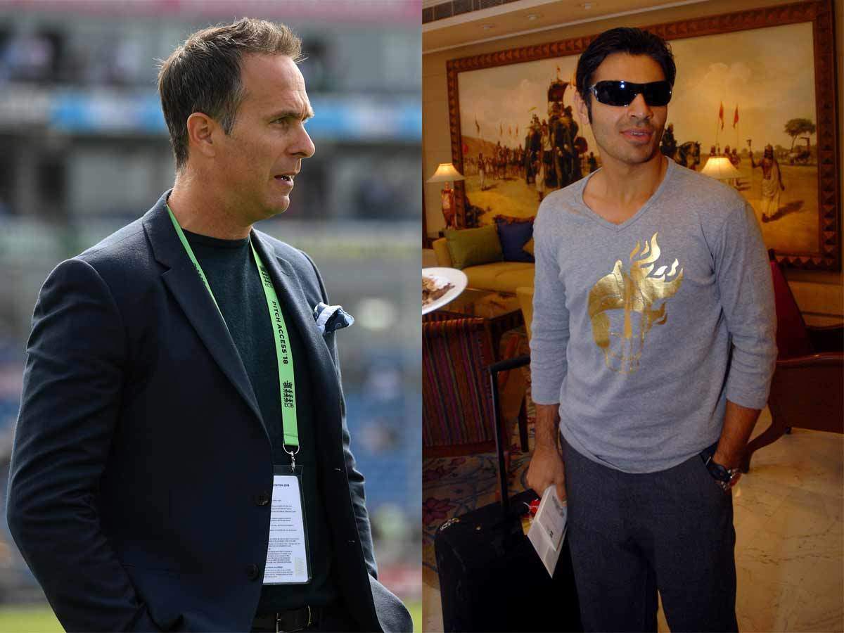 Michael Vaughan And Salman Butt