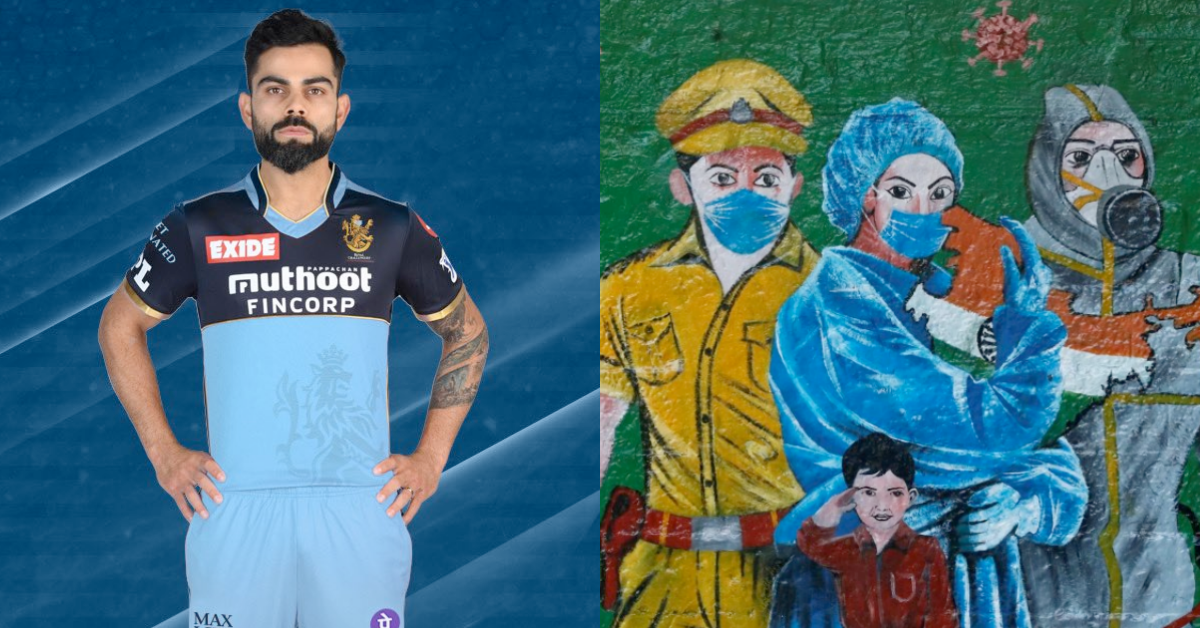 Royal Challangers Bangalore, RCB, Virat Kohli, Virat Kohli Blue Jersey