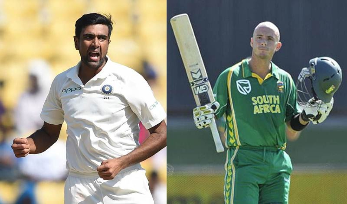 Ravichandran Ashwin And Herschelle Gibbs
