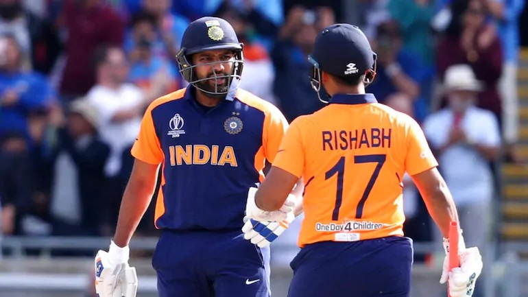 Rohit Sharma and Rishabh Pant
