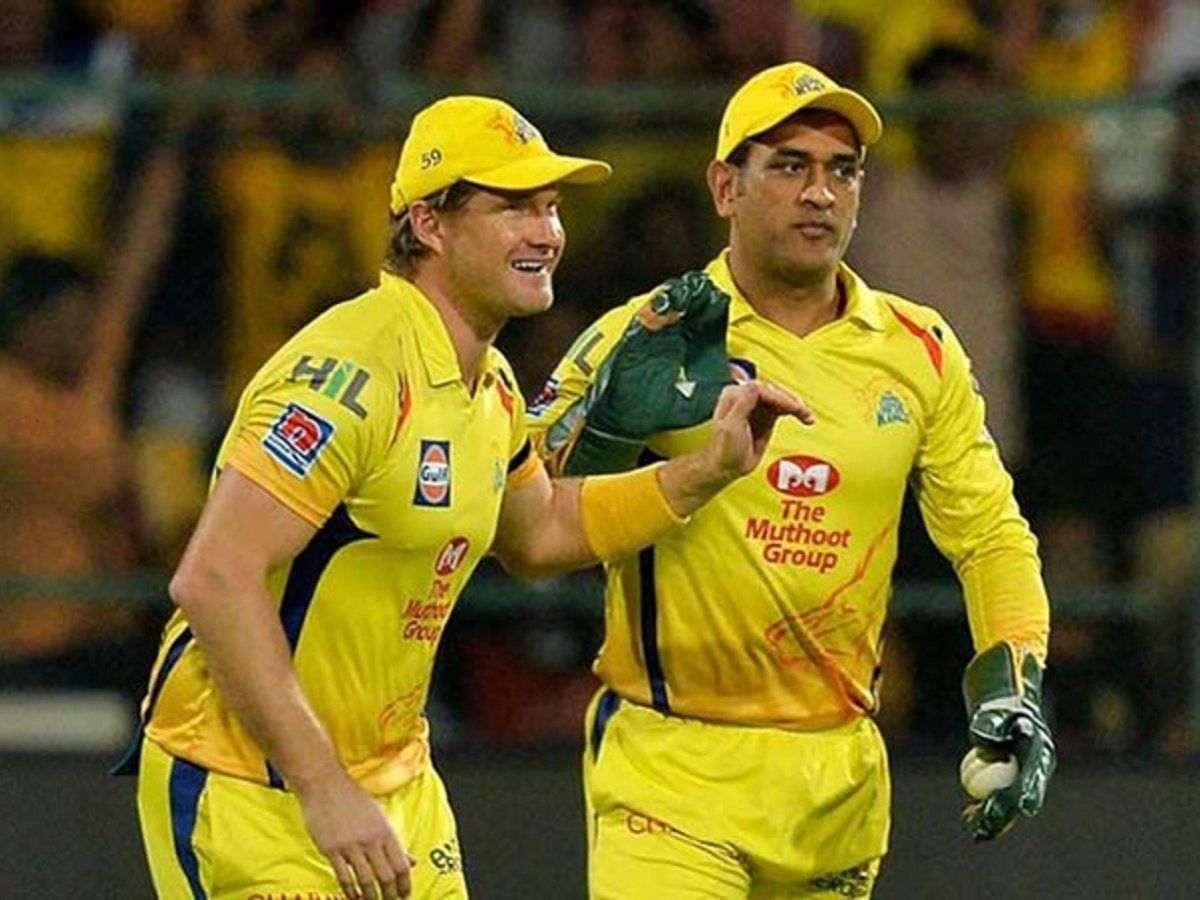 Shane Watson and MS Dhoni