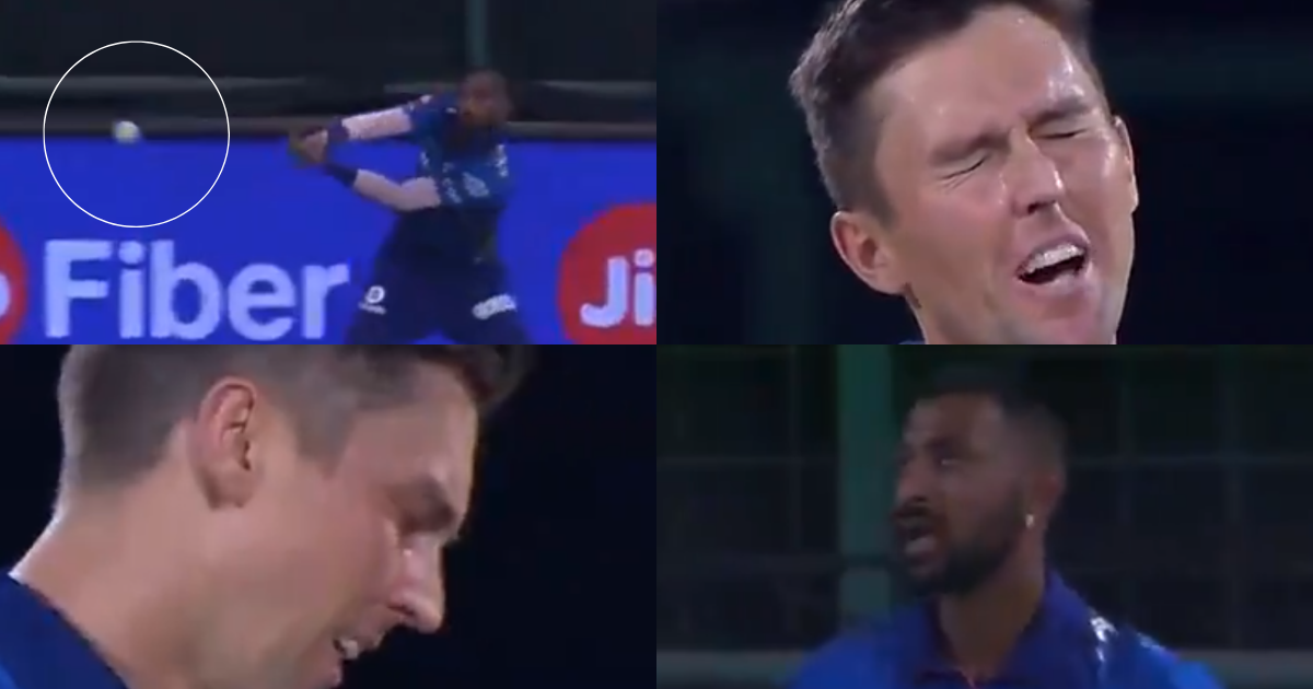 Krunal Pandya Gets A Taste Of His Own Medicine As Trent Boult Swears Back At Him For A Misfield