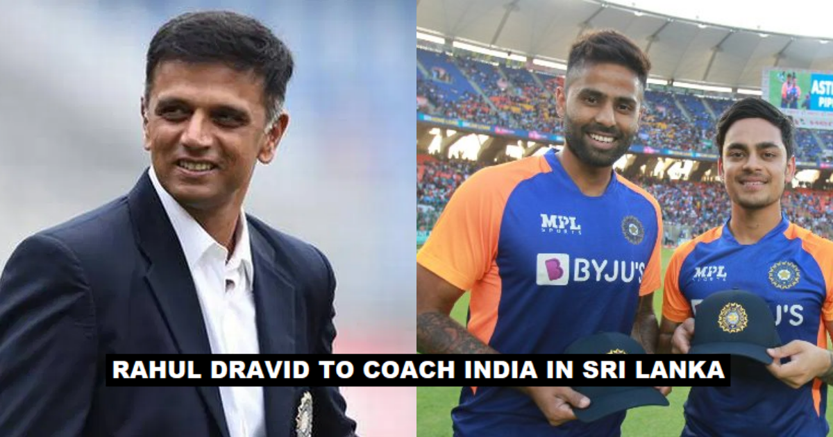 Rahul Dravid To Coach Team India On The Sri Lanka Tour