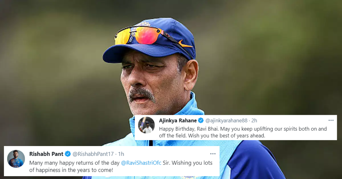 Twitter Filled With Wishes For Ravi Shastri's Birthday