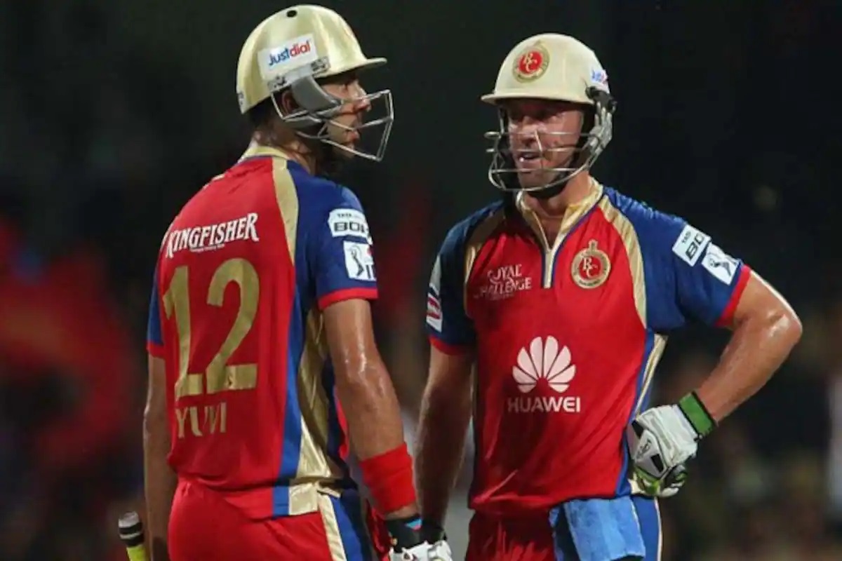 Yuvraj Singh and AB de Villiers, oyal Challengers Bangalore