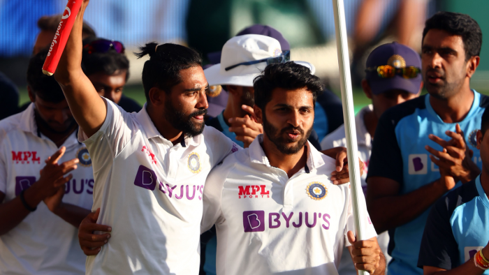 Mohammed Siraj and Shardul Thakur [Image-Cricket Australia]