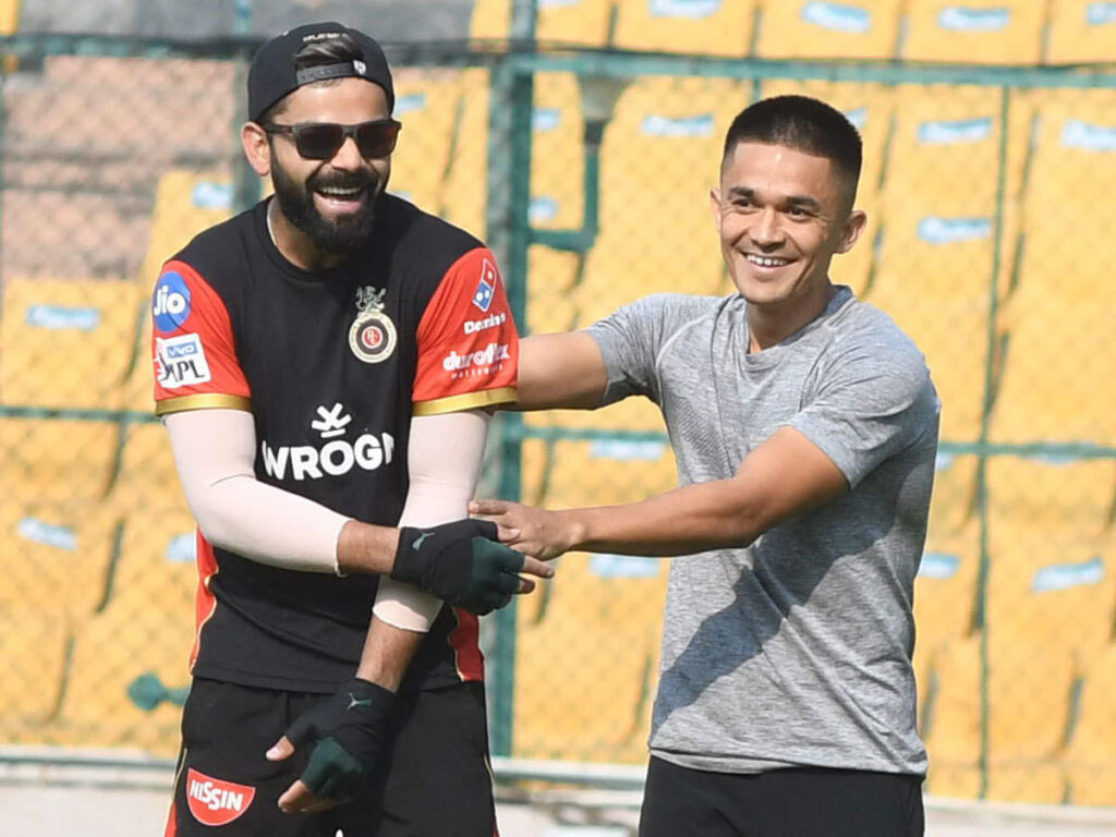 Sunil Chhetri Comes Up A Hillarious Response On Virat Kohli's ...