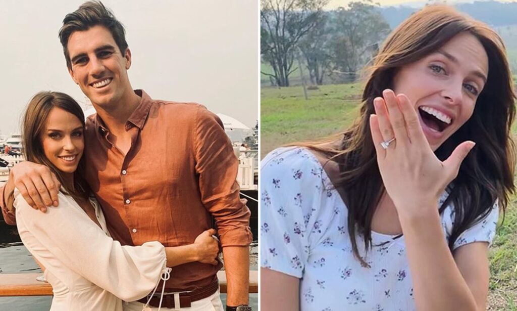 Watch- Pat Cummins Has An Emotional Reunion With Pregnant Fiancé Becky Boston 3 Becky Boston and Pat Cummins