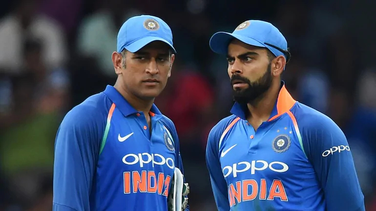 MS Dhoni and Virat Kohli (Image Credit: Twitter)
