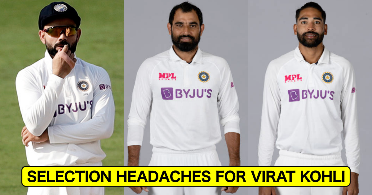 3 Selection Headaches For India Captain Virat Kohli Ahead Of ICC WTC Final